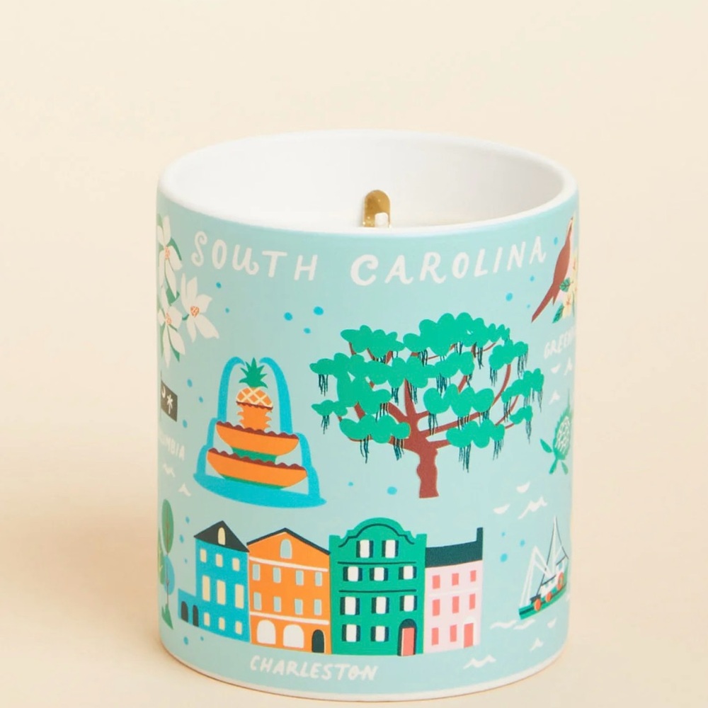 NIB  Spartina 449 Greetings from SC Candle in the Atlantic Breeze scent - Picture 2 of 8